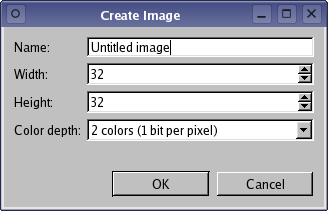 A simple dialog produced with \QD.
